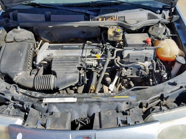 1G8AJ52F53Z181736 - 2003 SATURN ION LEVEL BLUE photo 7