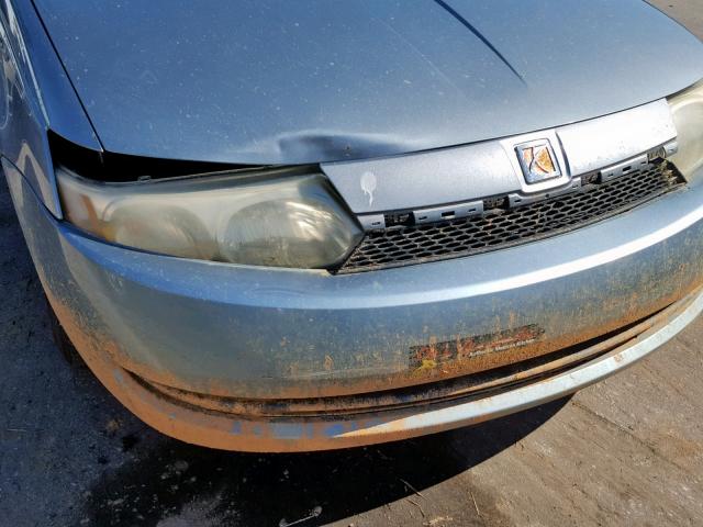 1G8AJ52F53Z181736 - 2003 SATURN ION LEVEL BLUE photo 9