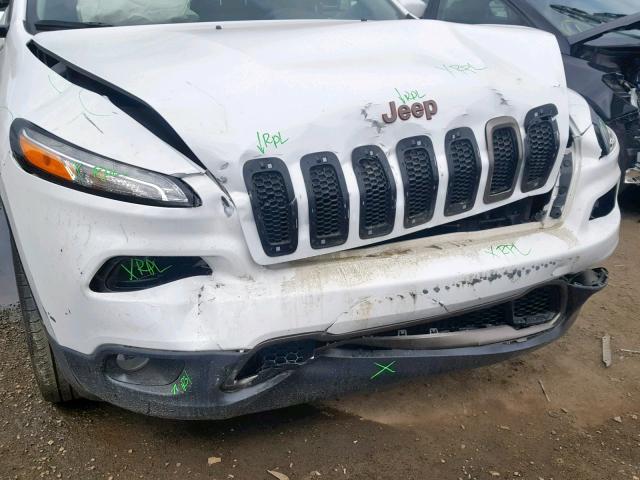 1C4PJLCS7HW510350 - 2017 JEEP CHEROKEE L WHITE photo 9