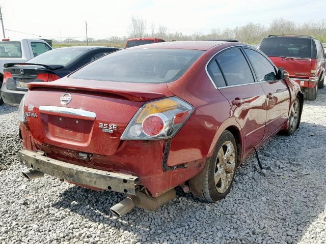 1N4BL21E67C232266 - 2007 NISSAN ALTIMA 3.5 RED photo 4