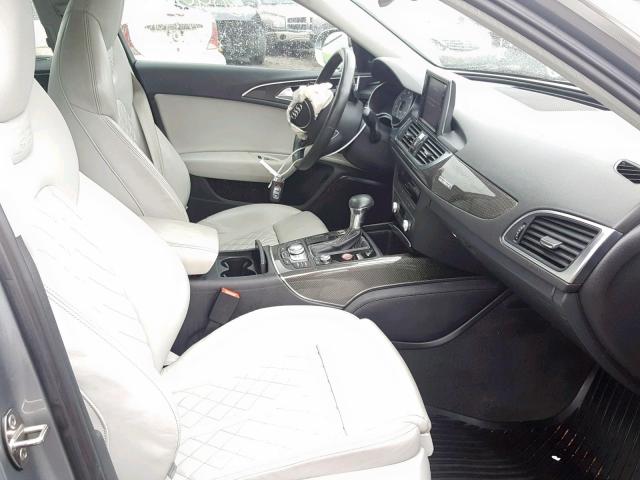 WAUF2AFC8DN046158 - 2013 AUDI S6 GRAY photo 5