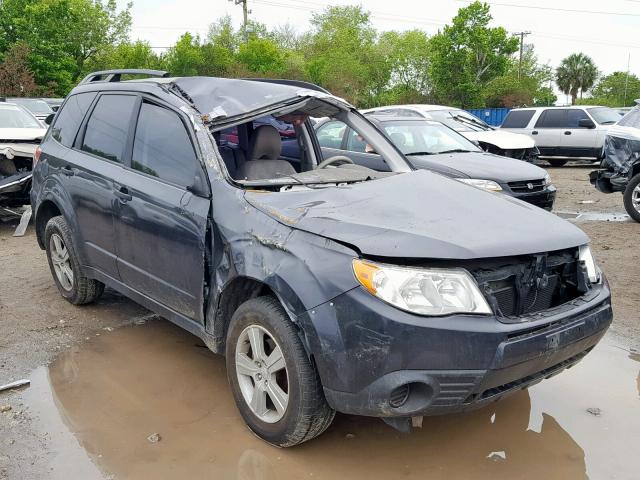 JF2SH6BC3AH771021 - 2010 SUBARU FORESTER X GRAY photo 1