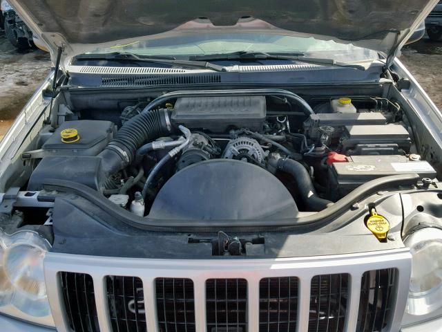 1J4GR48K16C287464 - 2006 JEEP GRAND CHER SILVER photo 7