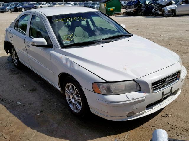 YV1RH592472623566 - 2007 VOLVO S60 2.5T WHITE photo 1