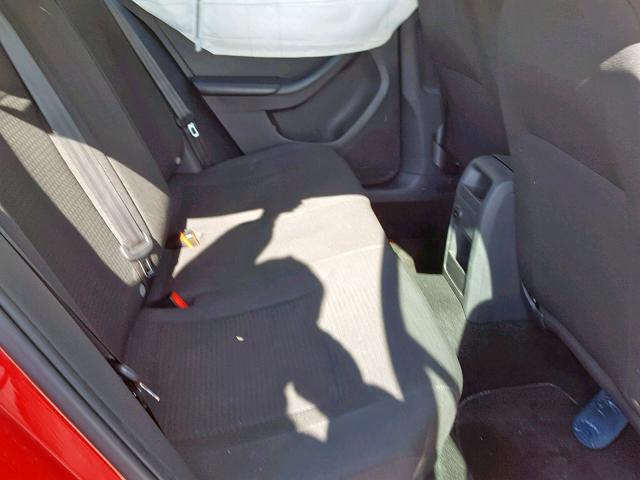 3VW2K7AJ8FM420580 - 2015 VOLKSWAGEN JETTA BASE RED photo 6