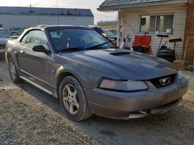 1FAFP44432F135277 - 2002 FORD MUSTANG GRAY photo 1
