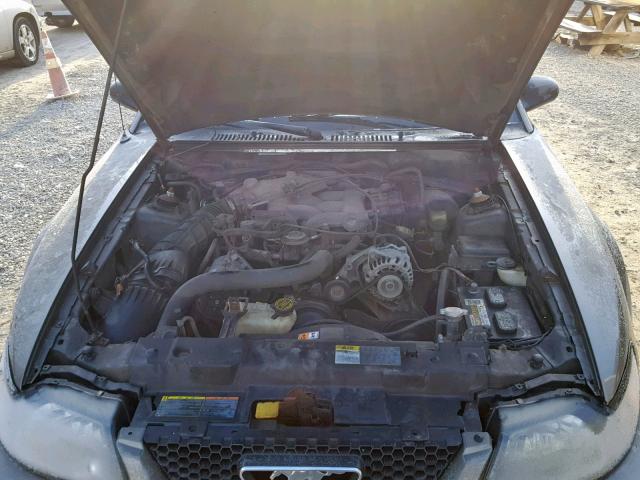 1FAFP44432F135277 - 2002 FORD MUSTANG GRAY photo 7