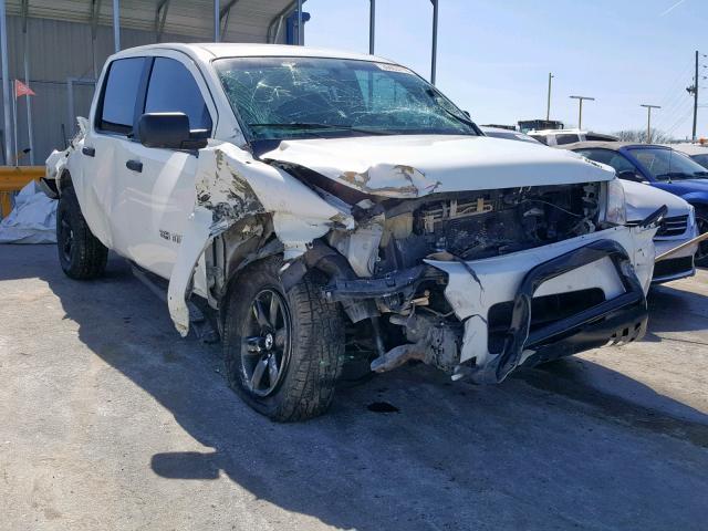 1N6AA0EJ0EN507751 - 2014 NISSAN TITAN S WHITE photo 1