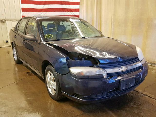 1G1ZT54835F330143 - 2005 CHEVROLET MALIBU LS BLUE photo 1