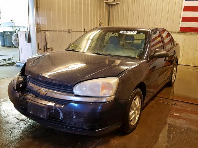 1G1ZT54835F330143 - 2005 CHEVROLET MALIBU LS BLUE photo 2