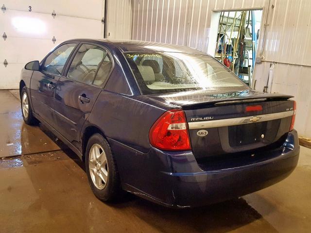 1G1ZT54835F330143 - 2005 CHEVROLET MALIBU LS BLUE photo 3