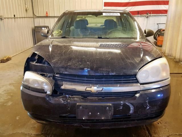 1G1ZT54835F330143 - 2005 CHEVROLET MALIBU LS BLUE photo 9