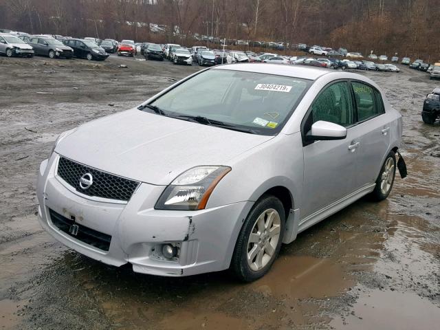 3N1AB6AP0AL700430 - 2010 NISSAN SENTRA 2.0 SILVER photo 2