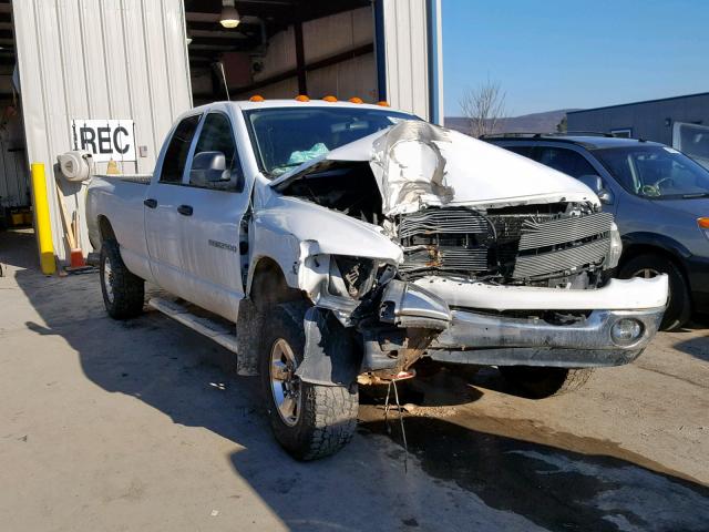 1D7KU28C53J538141 - 2003 DODGE RAM 2500 S WHITE photo 1