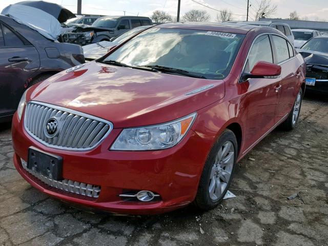 1G4GD5E3XCF331684 - 2012 BUICK LACROSSE P RED photo 2