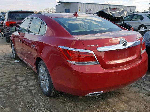 1G4GD5E3XCF331684 - 2012 BUICK LACROSSE P RED photo 3