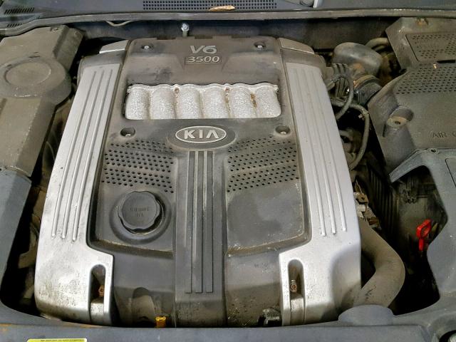 KNALD124245023986 - 2004 KIA AMANTI GRAY photo 7