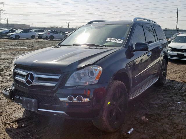 4JGBF7BE5BA670922 - 2011 MERCEDES-BENZ GL 450 4MA BLACK photo 2