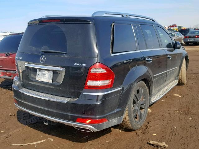 4JGBF7BE5BA670922 - 2011 MERCEDES-BENZ GL 450 4MA BLACK photo 4