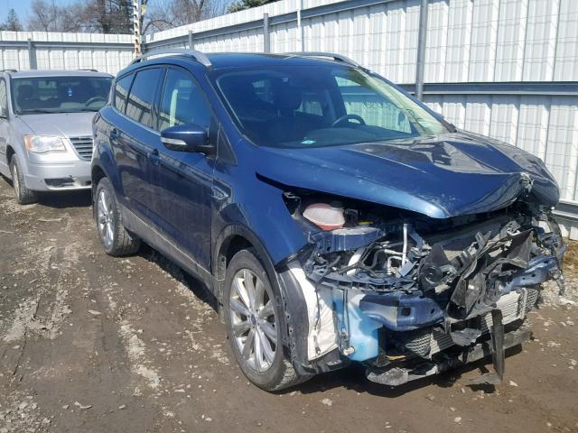 1FMCU9J95JUA89119 - 2018 FORD ESCAPE TIT BLUE photo 1