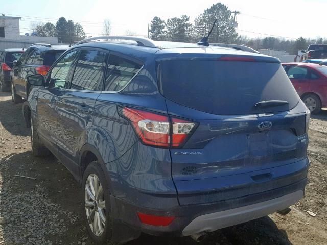 1FMCU9J95JUA89119 - 2018 FORD ESCAPE TIT BLUE photo 3