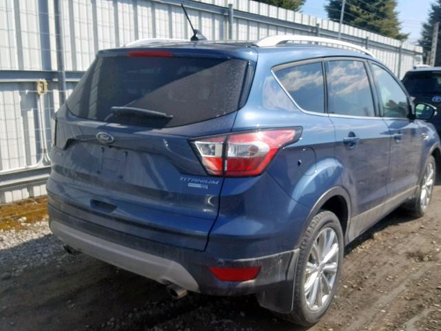 1FMCU9J95JUA89119 - 2018 FORD ESCAPE TIT BLUE photo 4