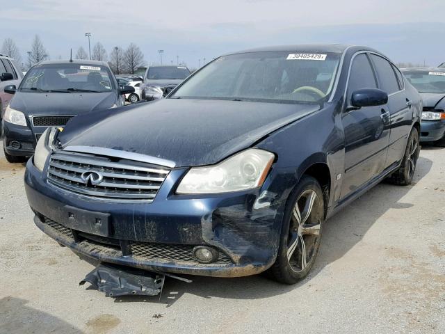 JNKAY01F27M459872 - 2007 INFINITI M35 BASE BLUE photo 2