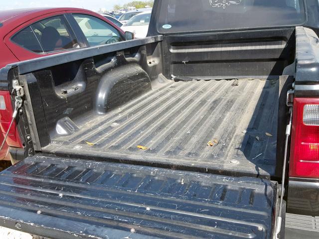 1FTYR10D64PA80452 - 2004 FORD RANGER BLACK photo 6