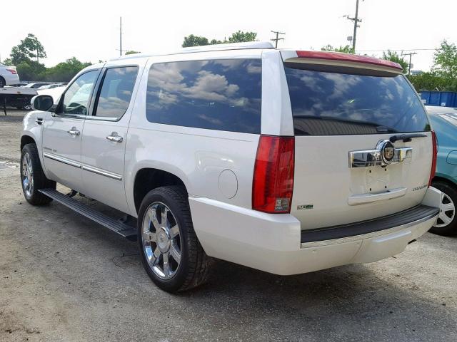 1GYS4JEF4BR183699 - 2011 CADILLAC ESCALADE E WHITE photo 3