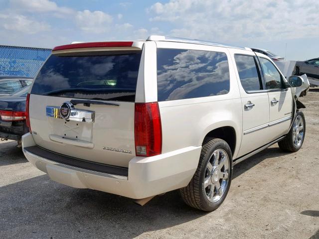 1GYS4JEF4BR183699 - 2011 CADILLAC ESCALADE E WHITE photo 4