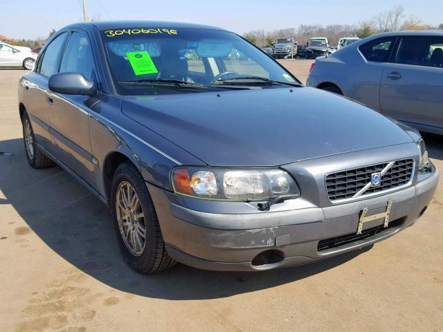 YV1RS61T132273819 - 2003 VOLVO S60 GRAY photo 1