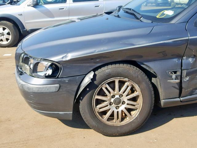 YV1RS61T132273819 - 2003 VOLVO S60 GRAY photo 9