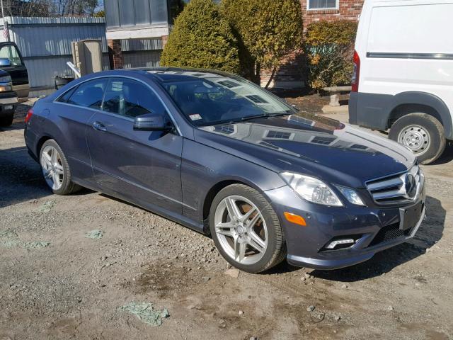 WDDKJ7CB8BF099877 - 2011 MERCEDES-BENZ E 550 BLUE photo 1