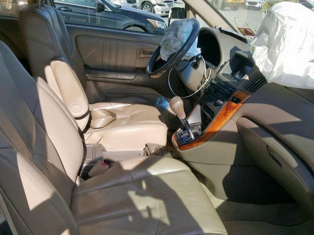 JT6HF10U6X0079346 - 1999 LEXUS RX 300 TAN photo 5