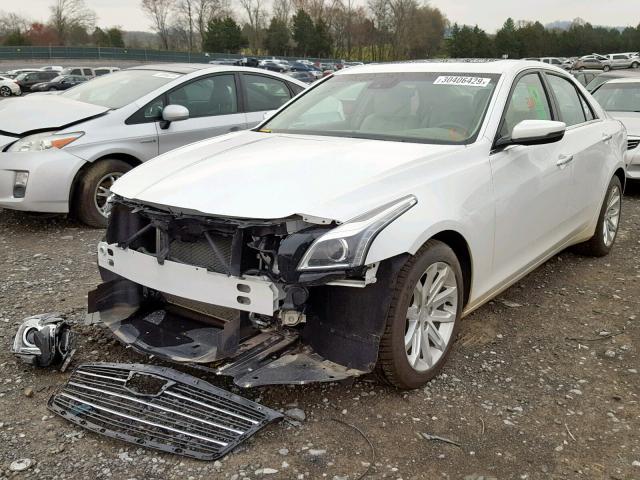 1G6AR5S38F0141098 - 2015 CADILLAC CTS LUXURY WHITE photo 2