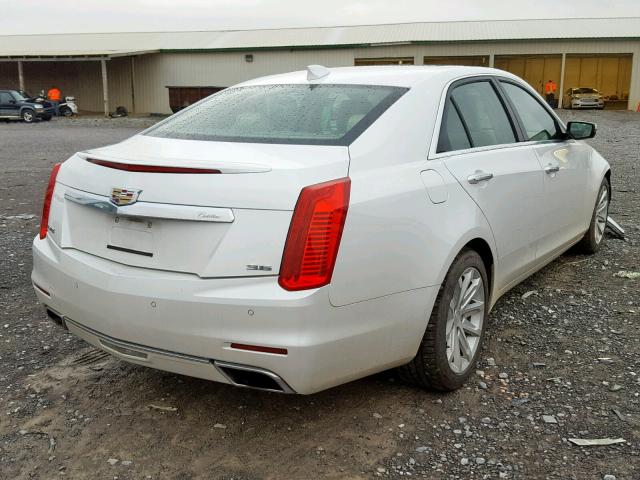 1G6AR5S38F0141098 - 2015 CADILLAC CTS LUXURY WHITE photo 4