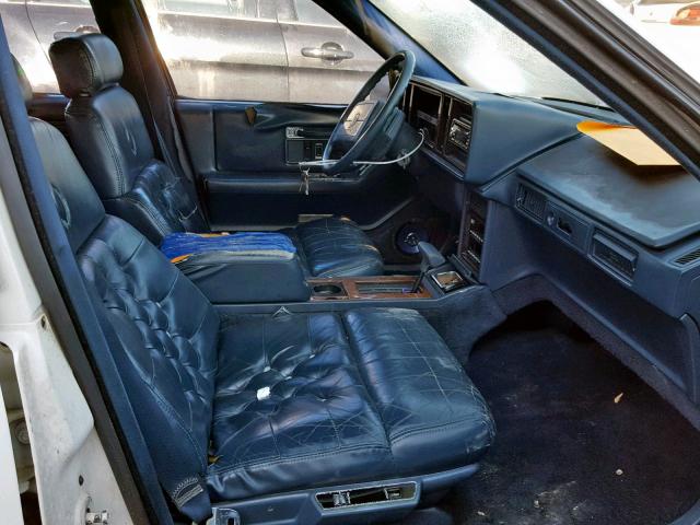 1G6KS53B9MU814789 - 1991 CADILLAC SEVILLE WHITE photo 5