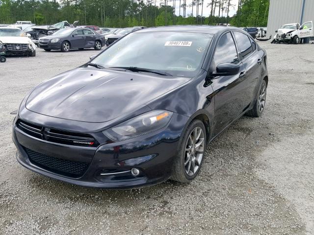 1C3CDFBA7DD328769 - 2013 DODGE DART SXT BLACK photo 2