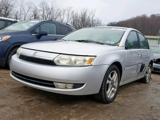 1G8AL52F03Z184084 - 2003 SATURN ION LEVEL SILVER photo 2