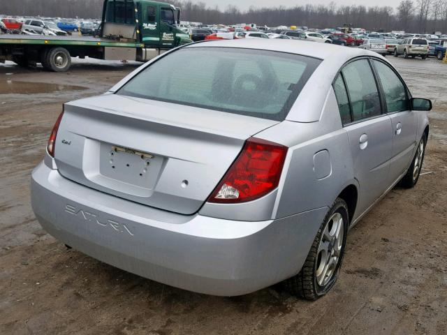1G8AL52F03Z184084 - 2003 SATURN ION LEVEL SILVER photo 4