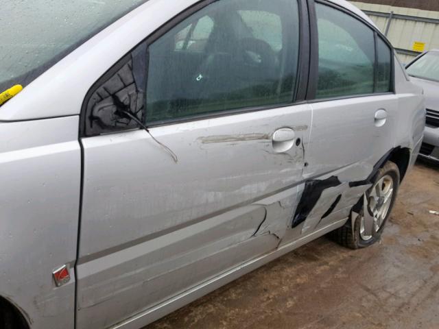 1G8AL52F03Z184084 - 2003 SATURN ION LEVEL SILVER photo 9