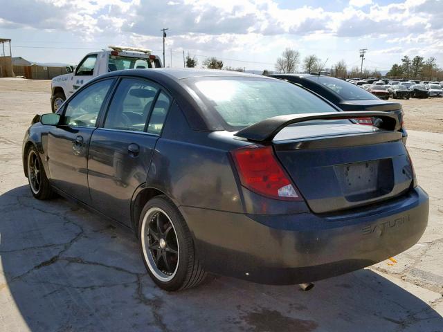 1G8AJ52FX3Z140180 - 2003 SATURN ION LEVEL BLACK photo 3