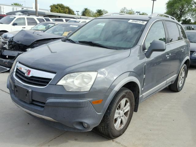 3GSCL33P28S527156 - 2008 SATURN VUE XE GRAY photo 2