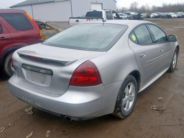 2G2WP552381101163 - 2008 PONTIAC GRAND PRIX GRAY photo 4