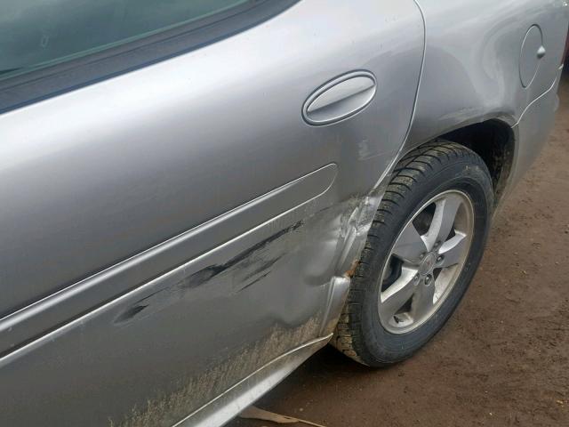 2G2WP552381101163 - 2008 PONTIAC GRAND PRIX GRAY photo 9