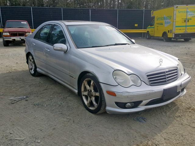 WDBRF52H97A954920 - 2007 MERCEDES-BENZ C 230 SILVER photo 1