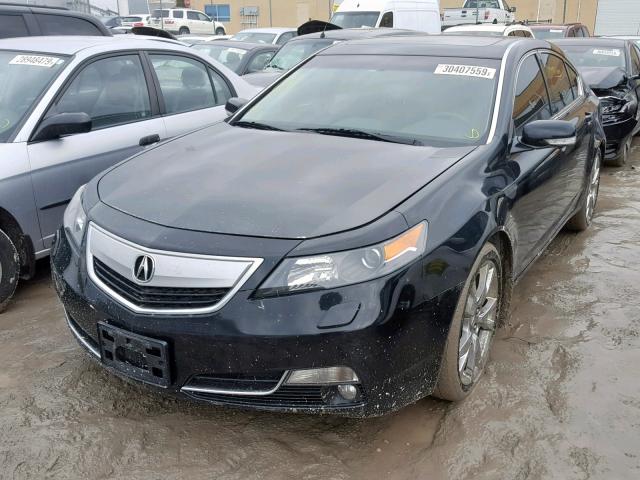 19UUA9F74CA803112 - 2012 ACURA TL BLACK photo 2