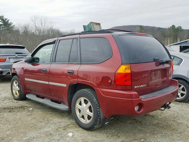 1GKDT33S292117687 - 2009 GMC ENVOY SLE RED photo 3