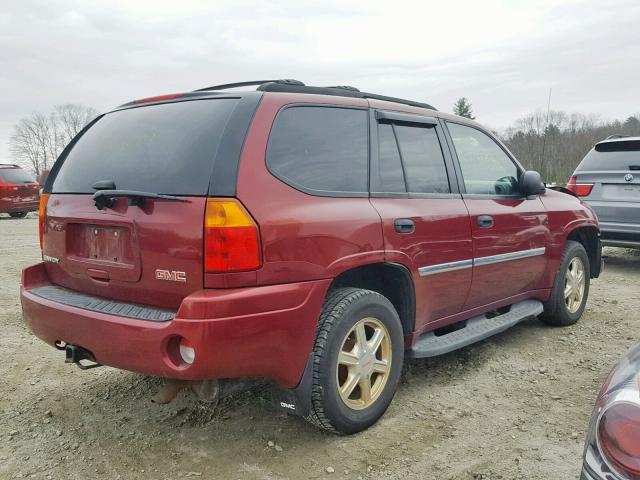 1GKDT33S292117687 - 2009 GMC ENVOY SLE RED photo 4