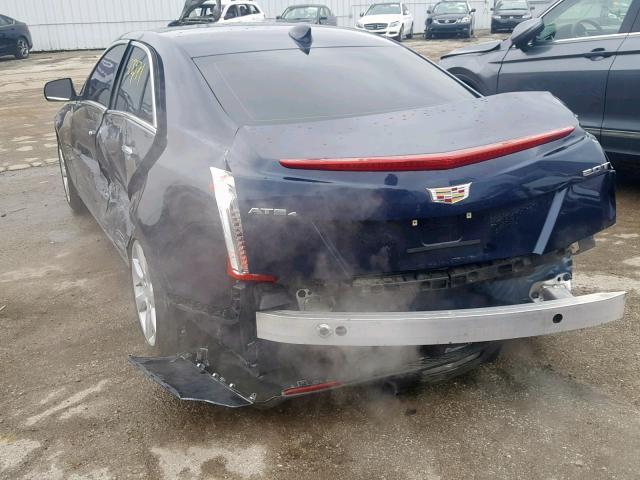 1G6AG5RX5G0146789 - 2016 CADILLAC ATS BLUE photo 3